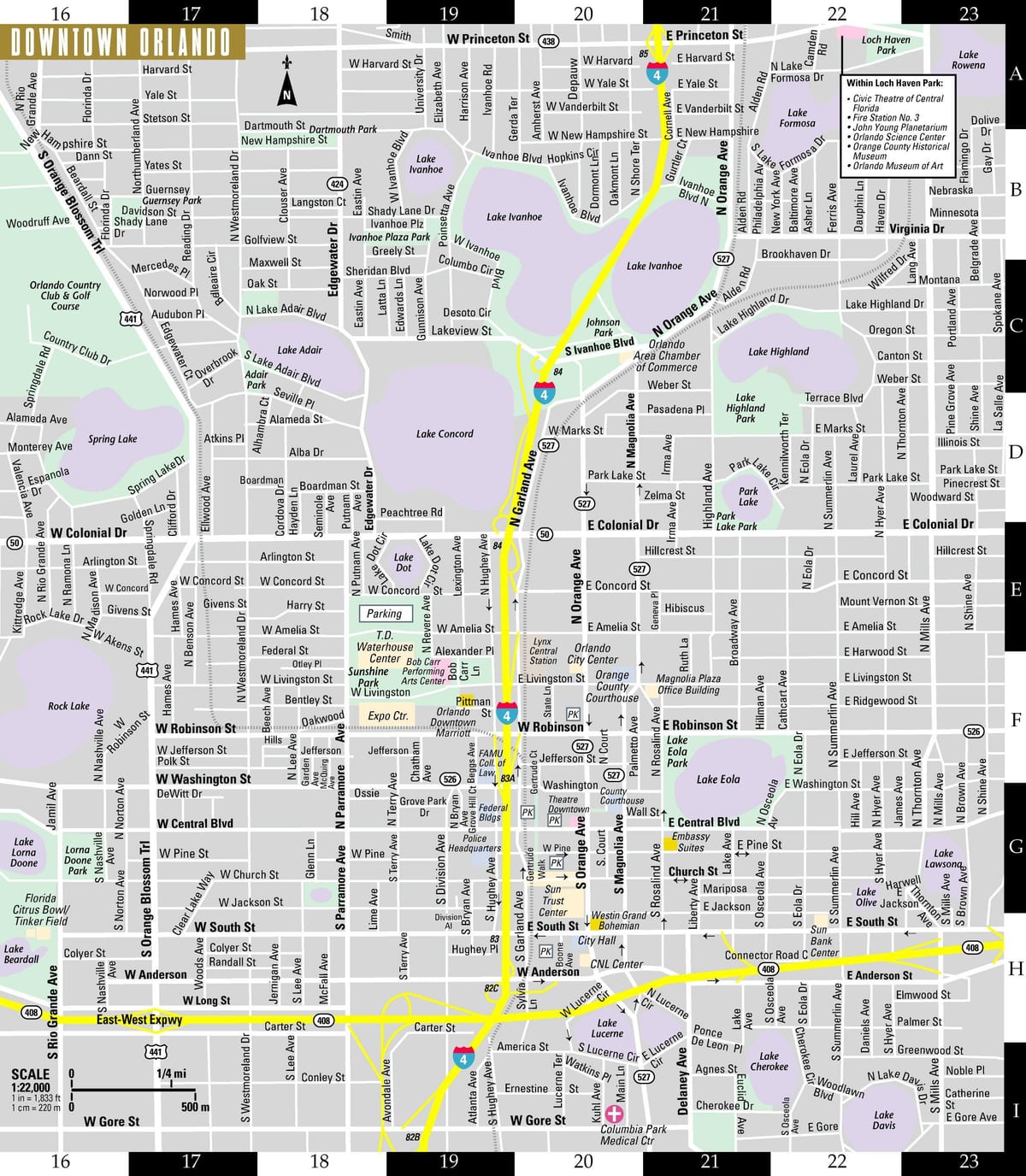 ქუჩის რუკა Orlando