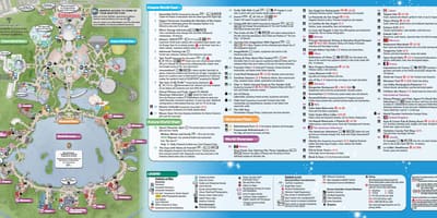 EPCOT Orlando რუკა