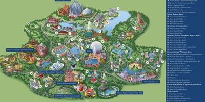 Walt Disney World map